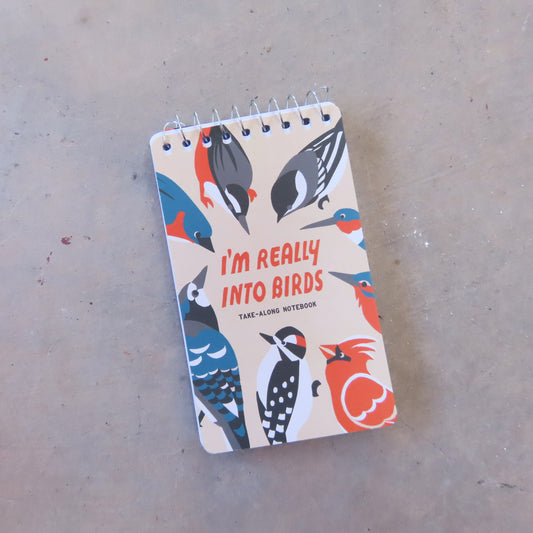 Spiral Notebook: Really Into Birds