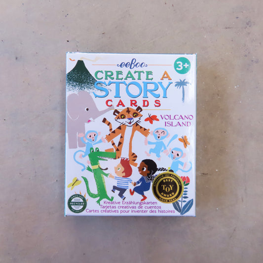 Create a Story Cards: Volcano Island
