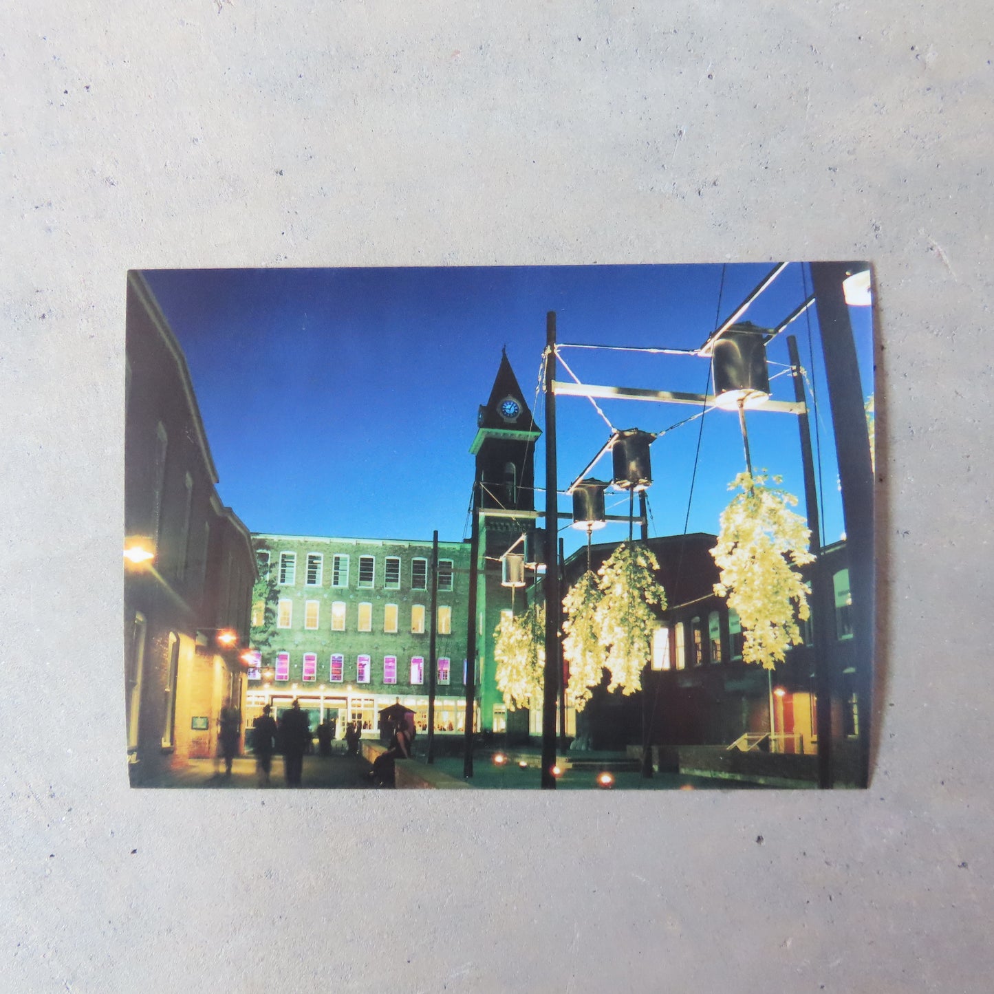 Vintage MASS MoCA Postcard: Entry Courtyard in 1999