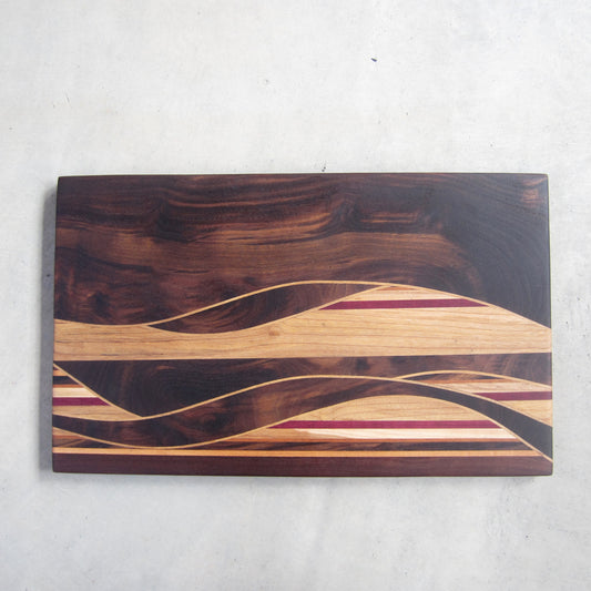 XL Cutting Board: Intricate Woven Pattern