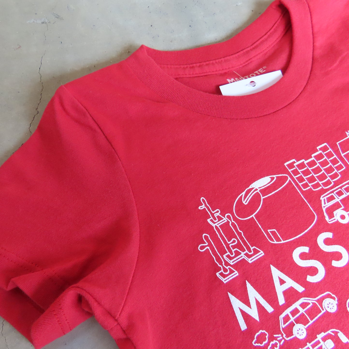 MASS MoCA Red Icons T-Shirt: Toddlers