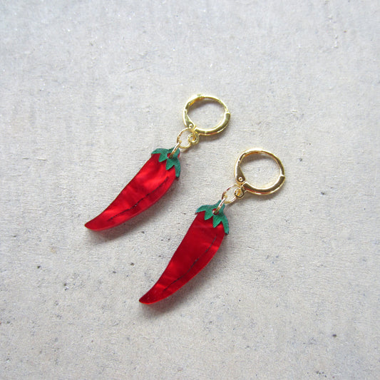 Just a Little Spice Acrylic Earrings