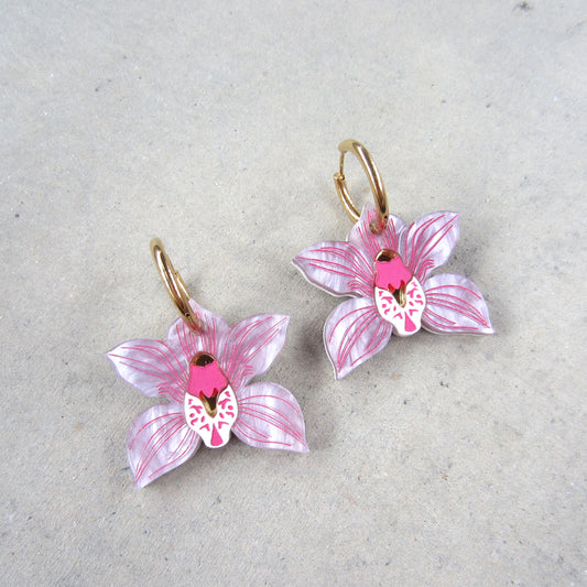 Orchid Acrylic Earrings