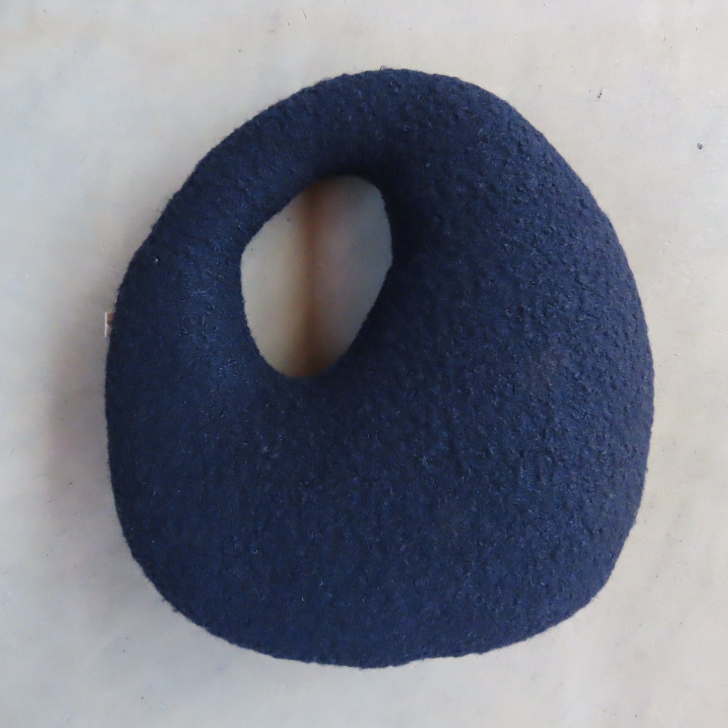 Amorphous Decorative Cushion: Navy Blue