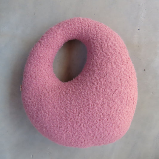 Amorphous Decorative Cushion: Ash Pink