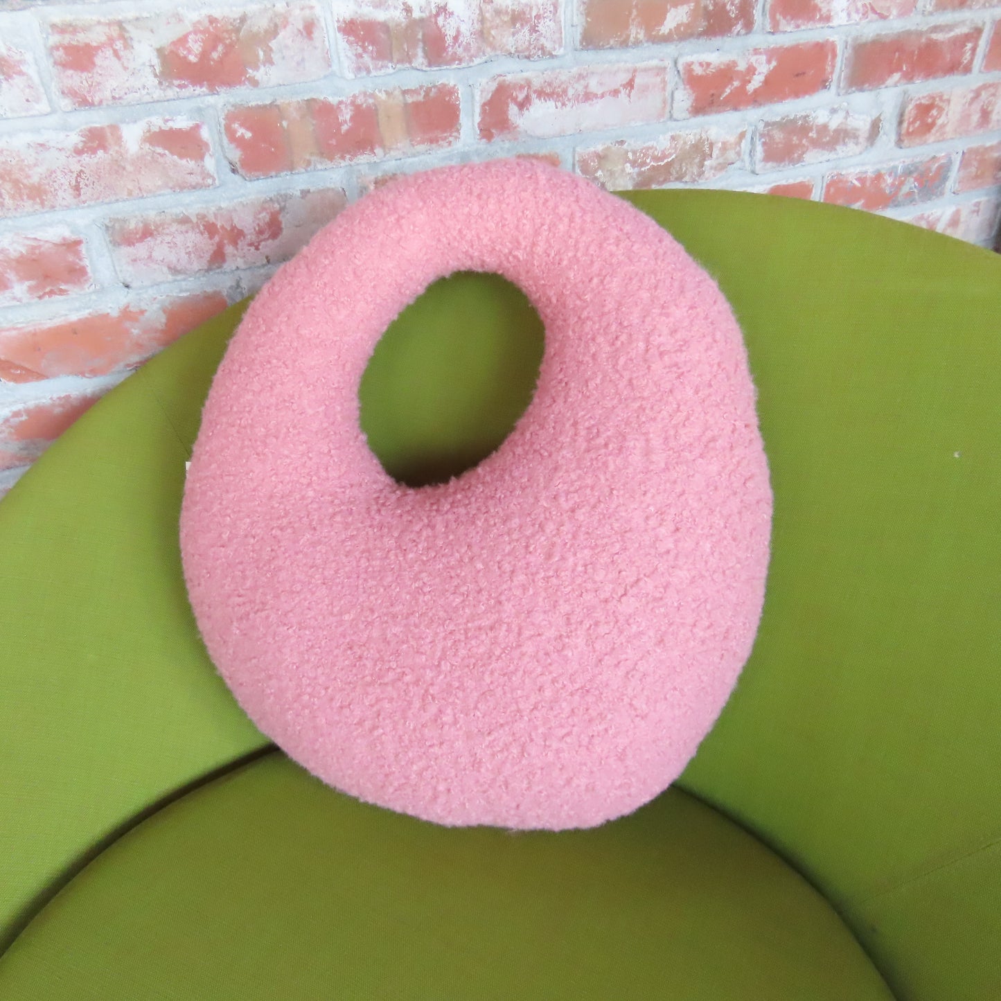 Amorphous Decorative Cushion: Ash Pink