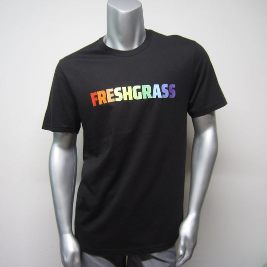 FreshGrass Tee: Black FG Pride (Unisex)