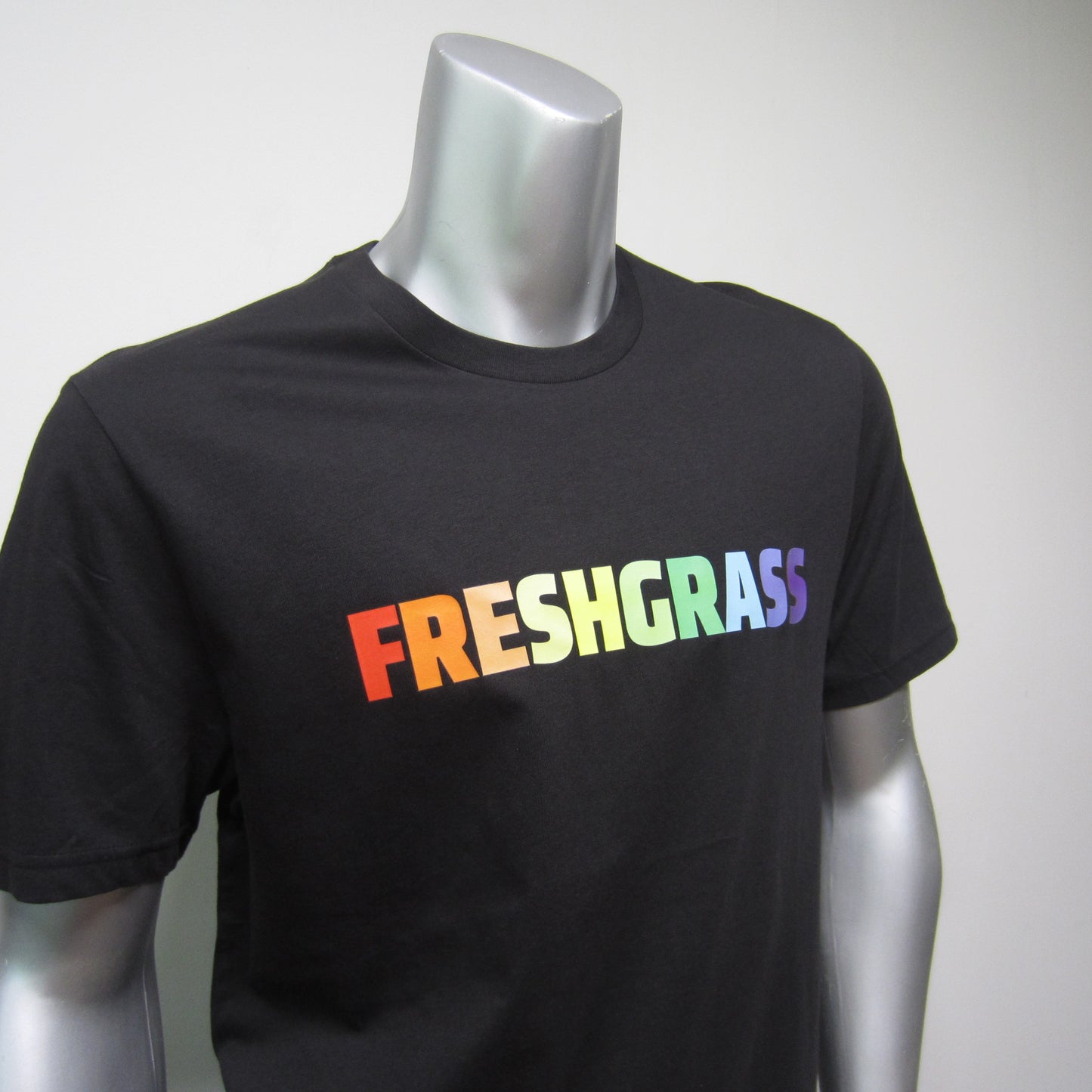 FreshGrass Tee: Black FG Pride (Unisex)
