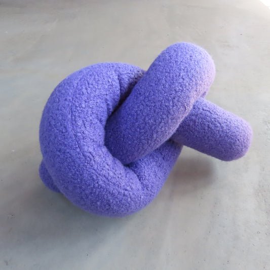 Knot Decorative Cushion: Lavender