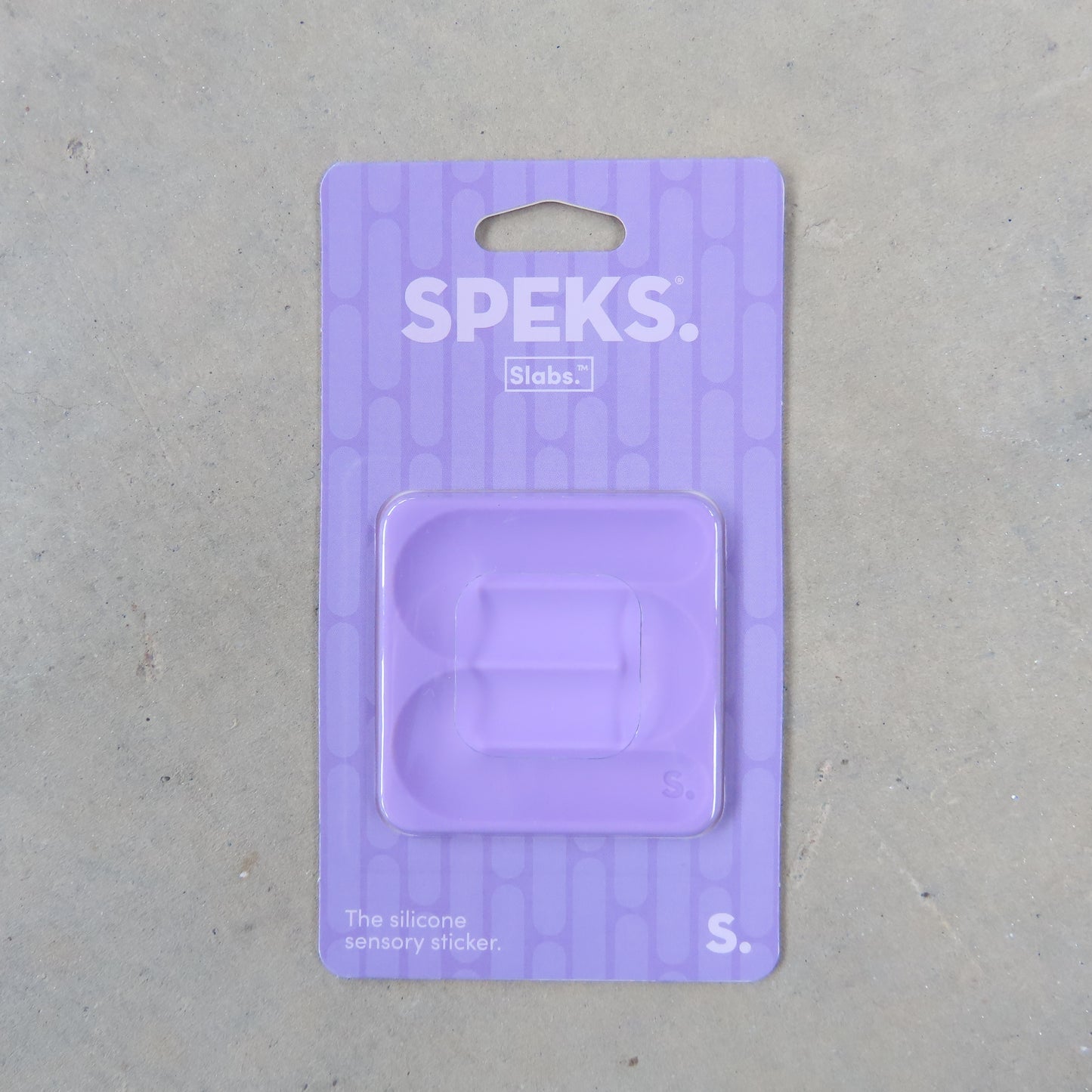 Slabs Silicone Sticker: Square Path Purple