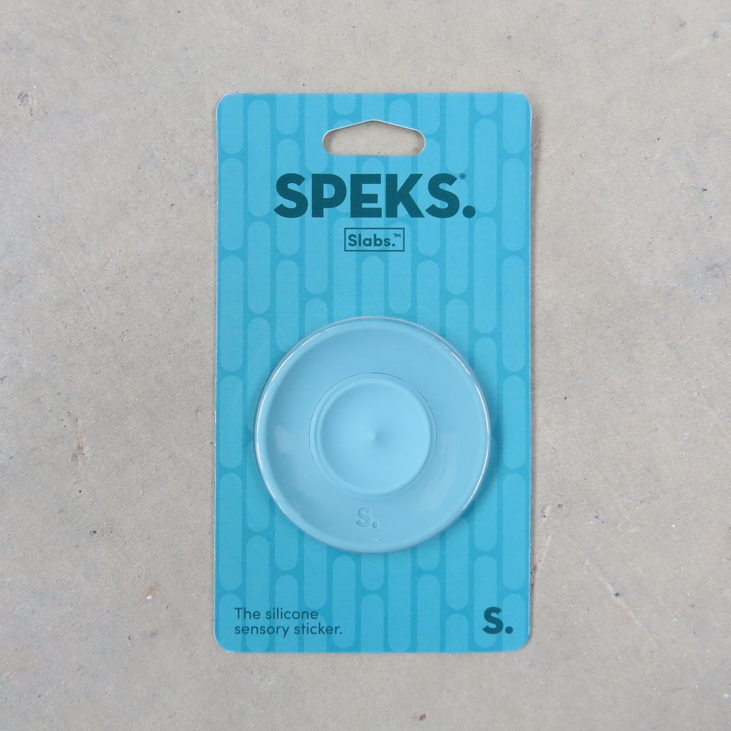 Slabs Silicone Sticker: Circle Path Green