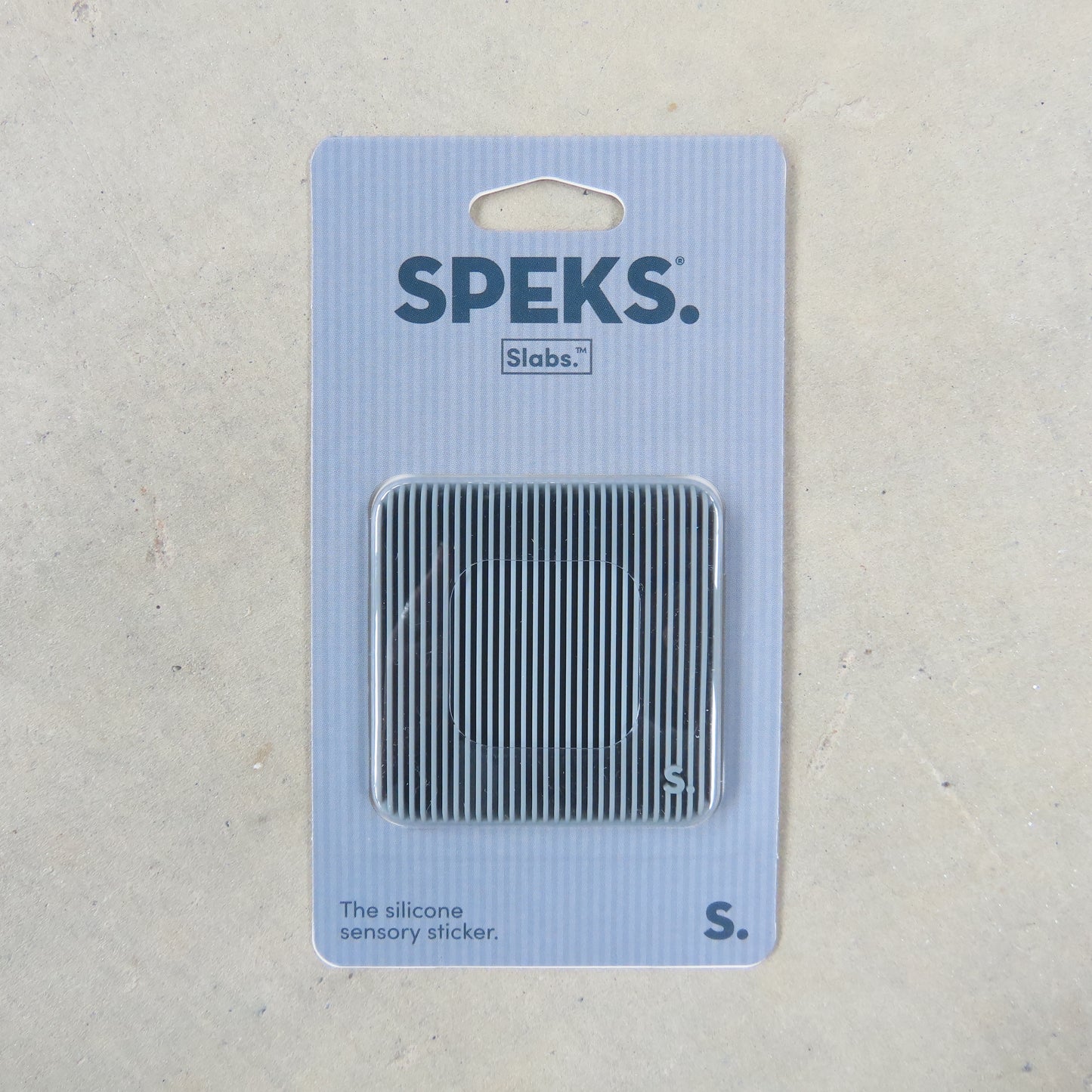 Slabs Silicone Sticker: Square Groove Grey