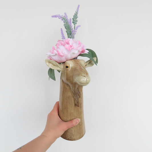 Flower Vase: Goat