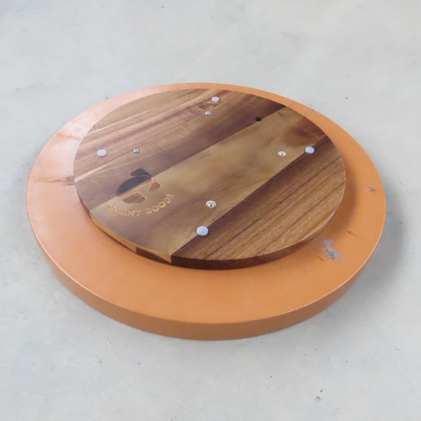 Recycled Denim Serving Tray: Curry
