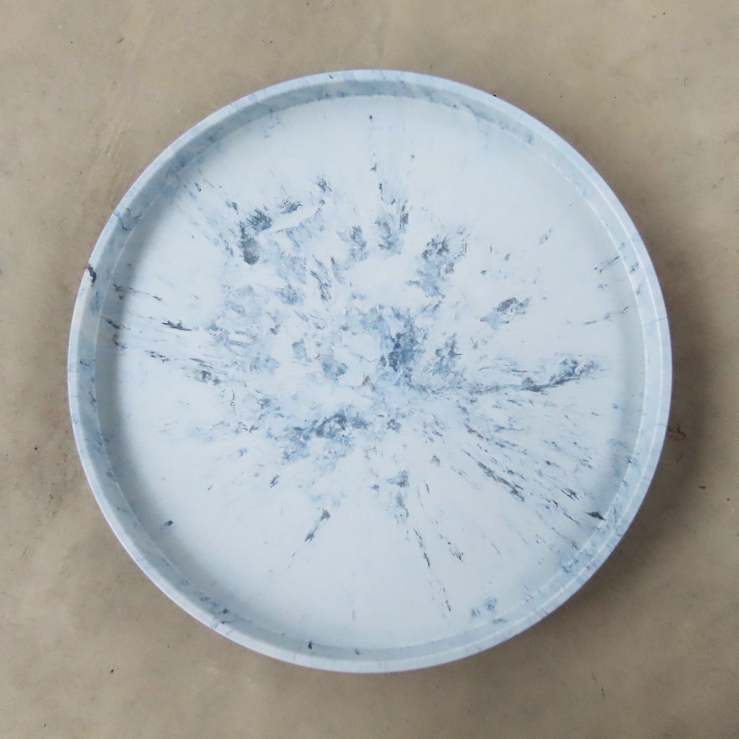 Recycled Denim Serving Tray: Moon