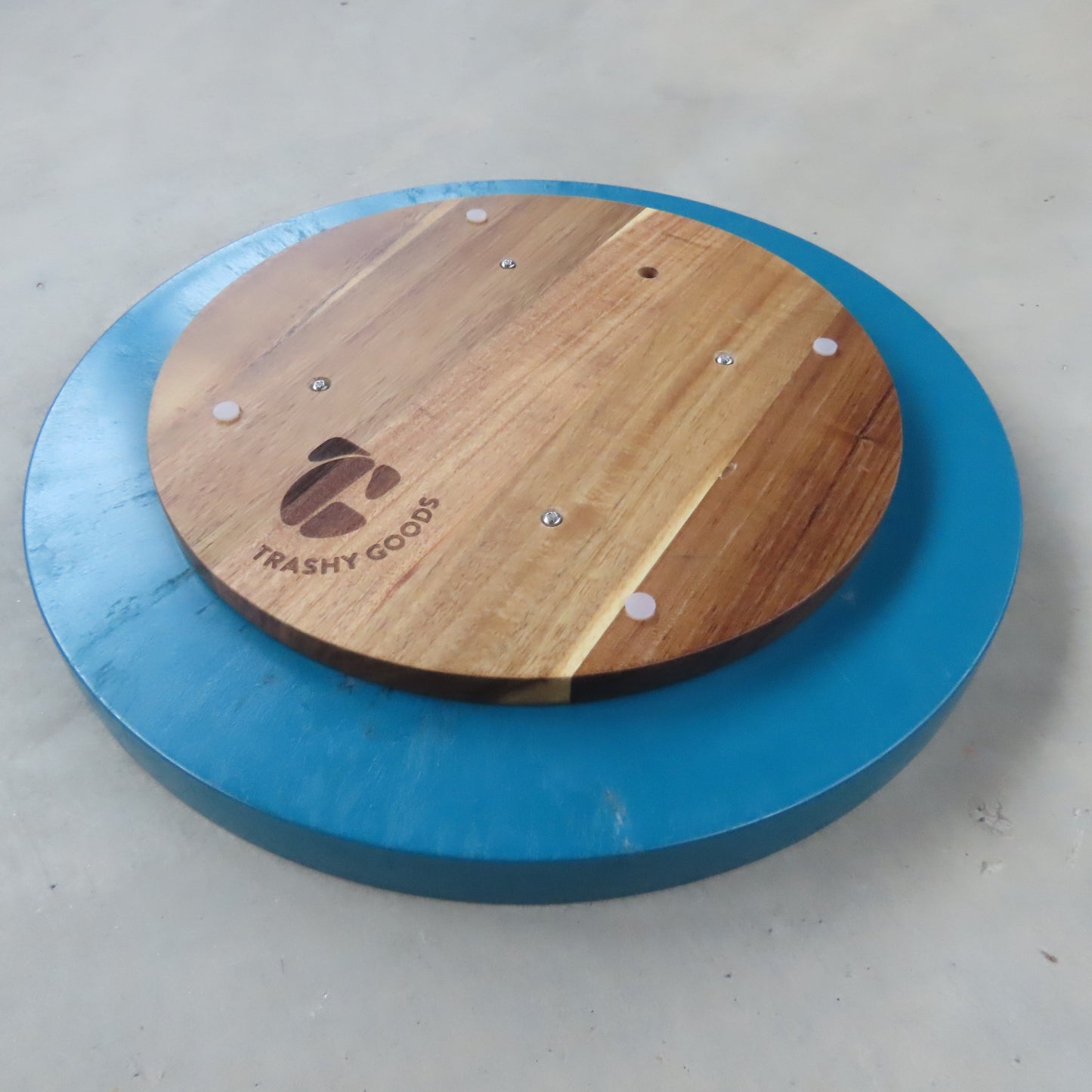 Recycled Denim Serving Tray: Blueberry