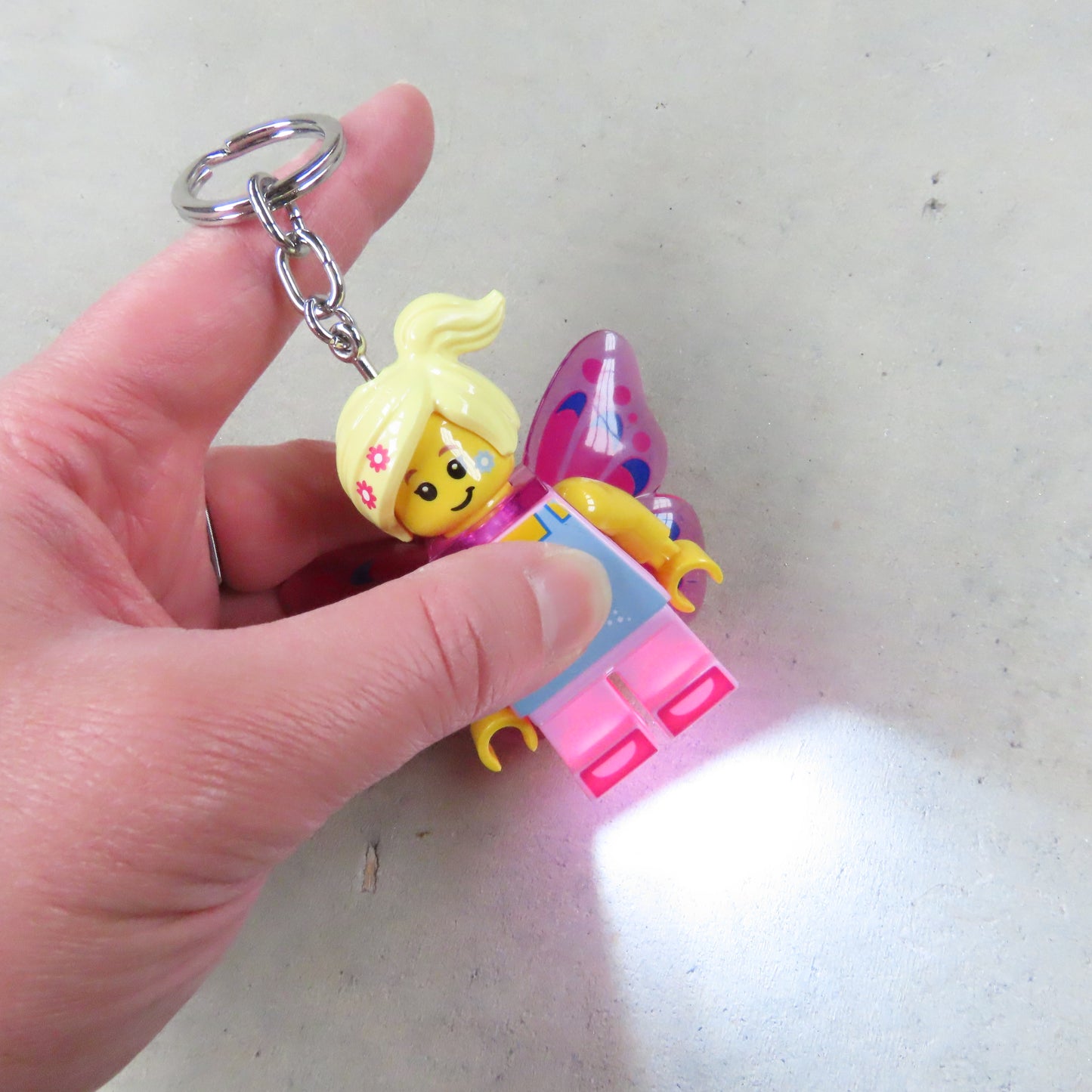 LEGO Minifigures Keychain Light: Butterfly Girl
