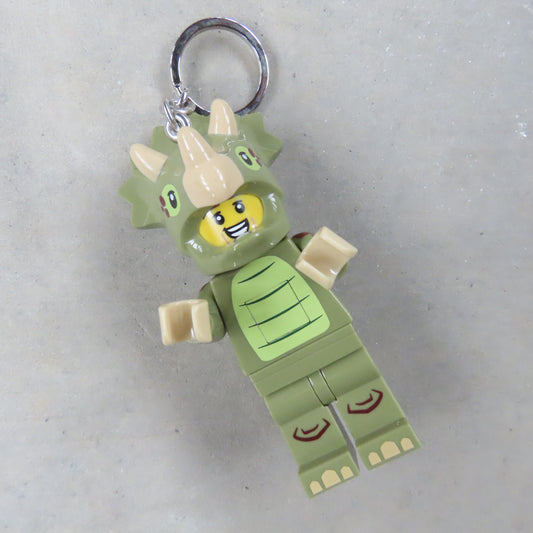 LEGO Minifigures Keychain Light: Triceratops Costume Person