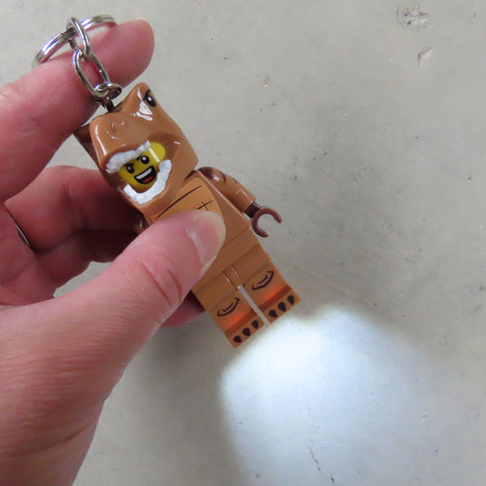 LEGO Minifigures Keychain Light: T-Rex Costume Person