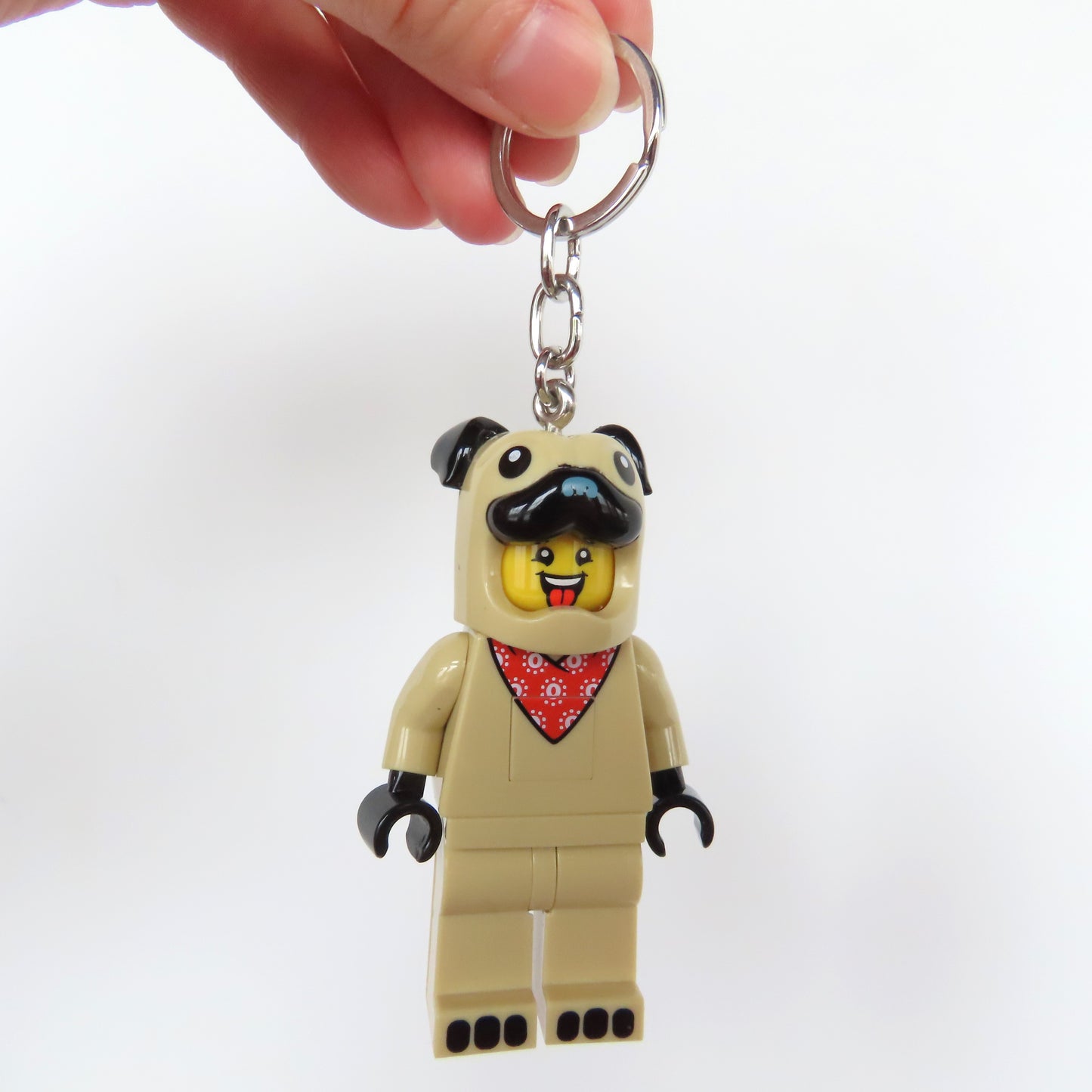 LEGO Minifigures Keychain Light: Pug Costume Person