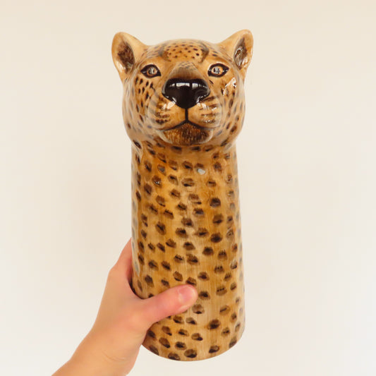 Flower Vase: Leopard