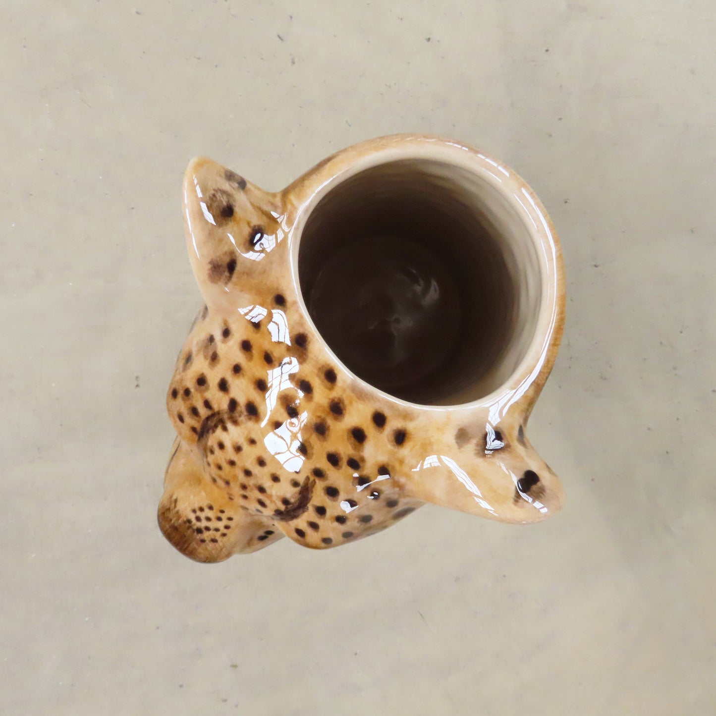 Flower Vase: Leopard