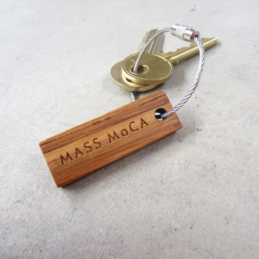 MASS MoCA Recycled Chopsticks Keychain