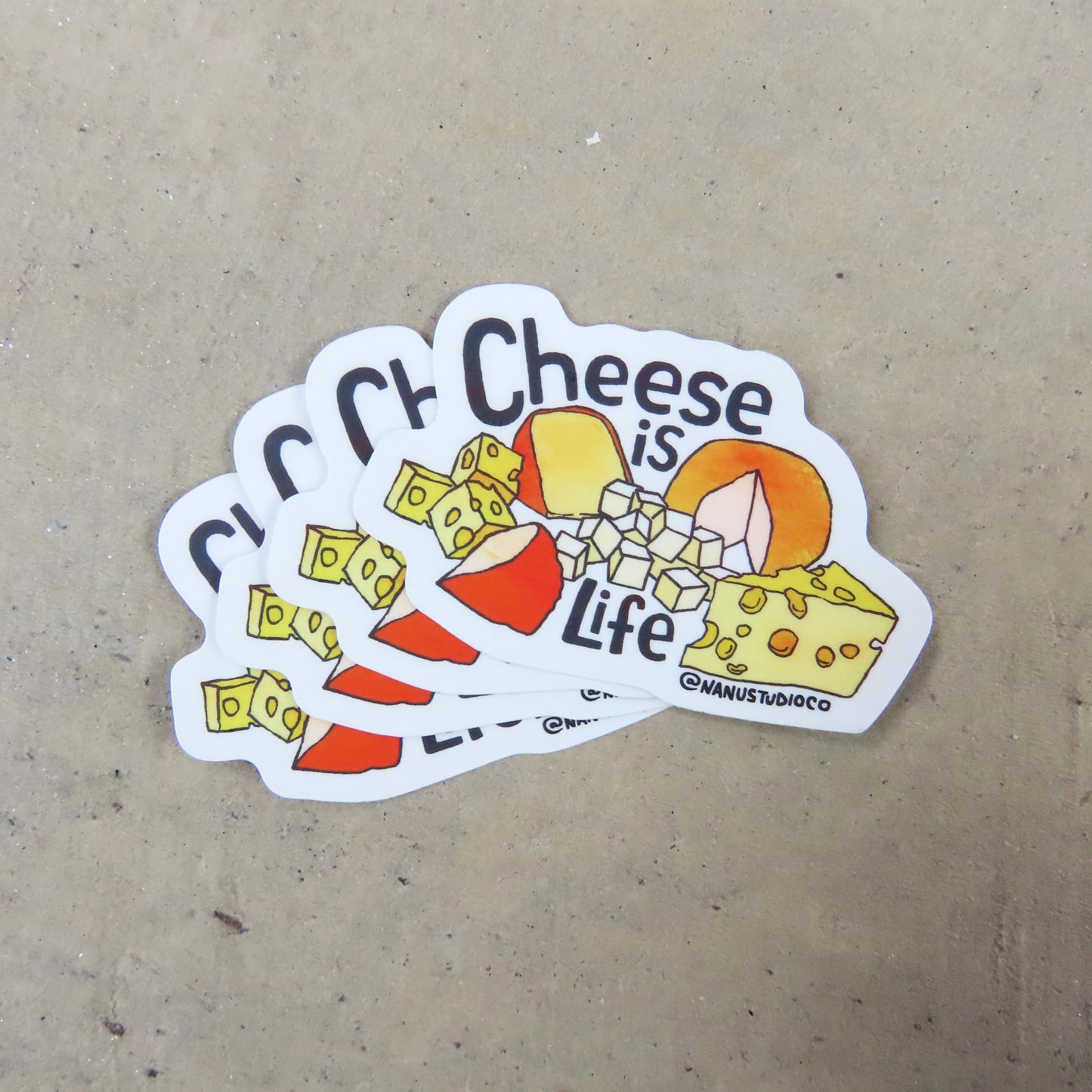 "Cheese is Life" Sticker