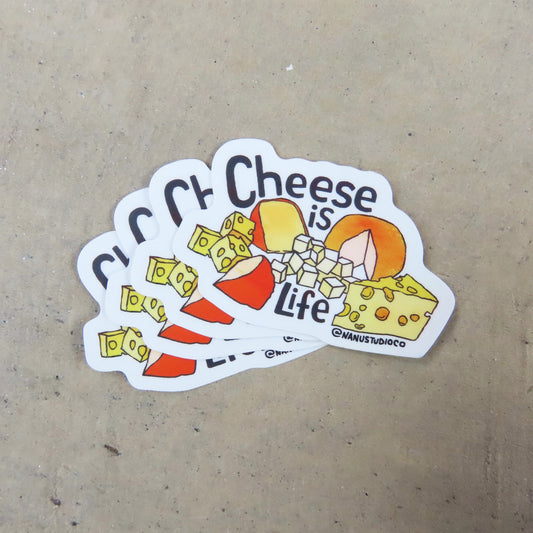 "Cheese is Life" Sticker