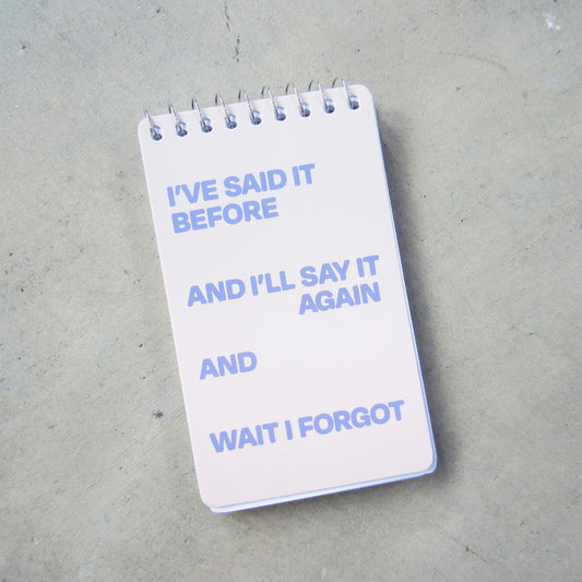 Spiral Notebook: Said it Before