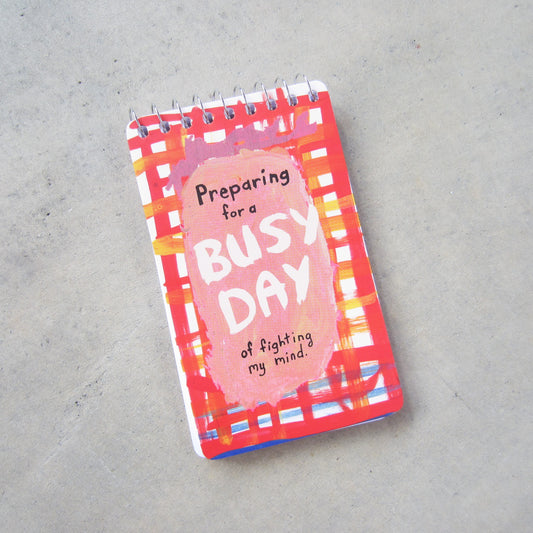 Spiral Notebook: Busy Day