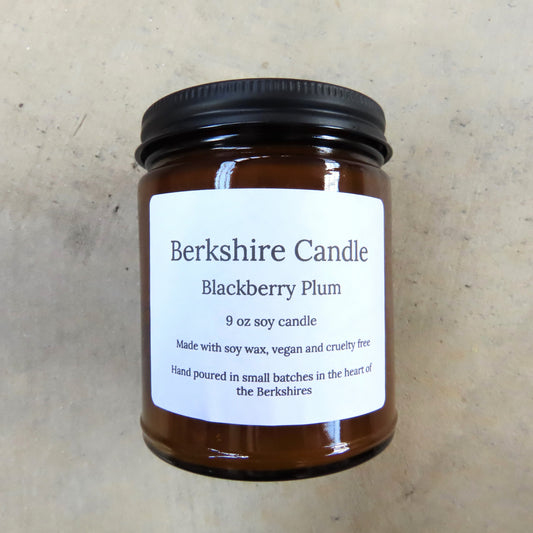 Natural Soy Candle: Blackberry Plum