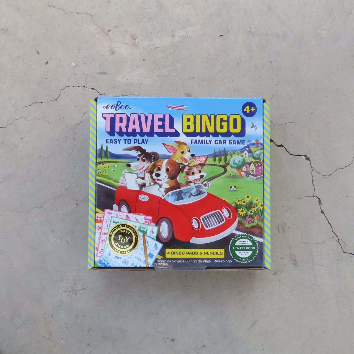 Travel Bingo Car Game