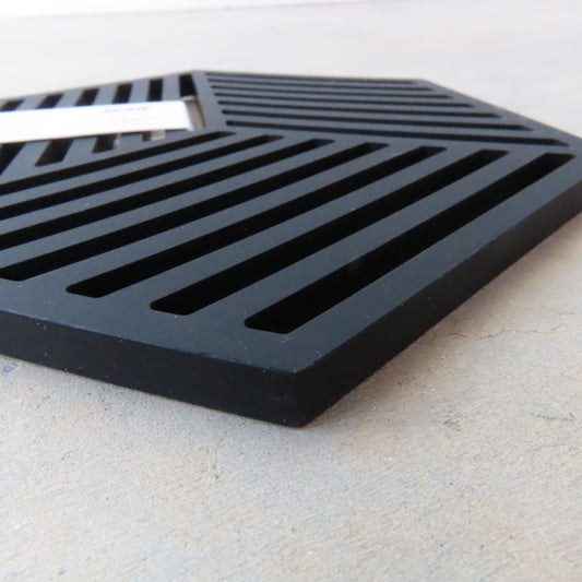 Hexagon Kitchen Trivet: Black