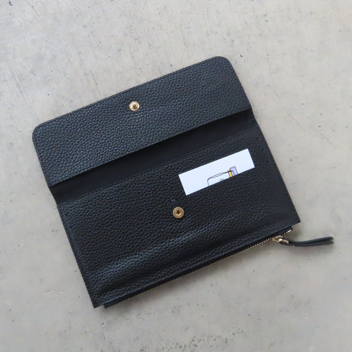 Odele Slim Wallet: Matte Black