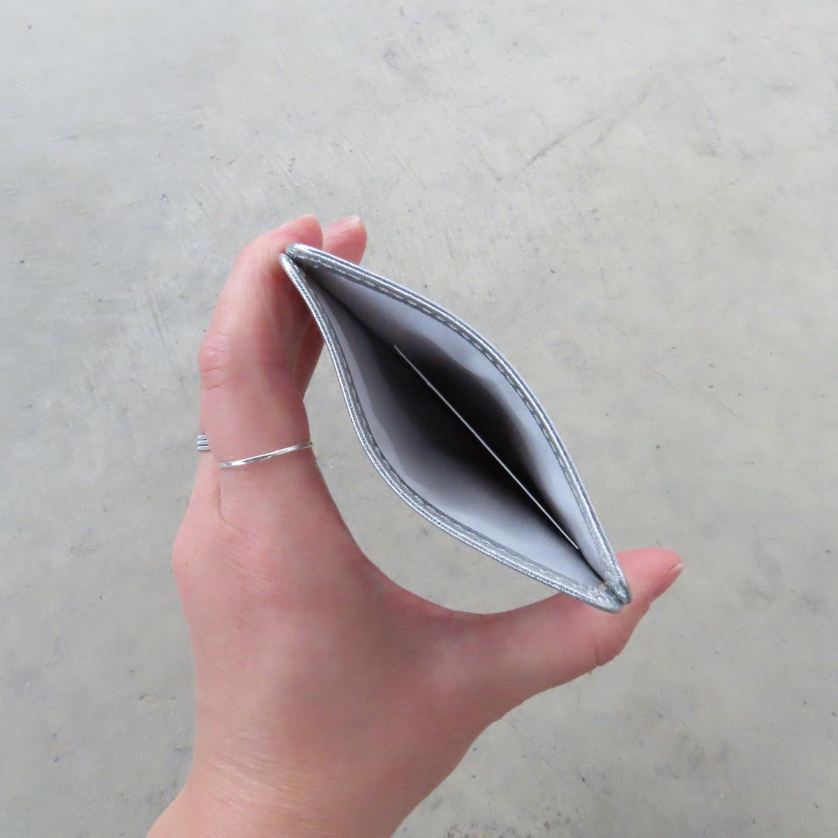 Andy Card Holder: Silver