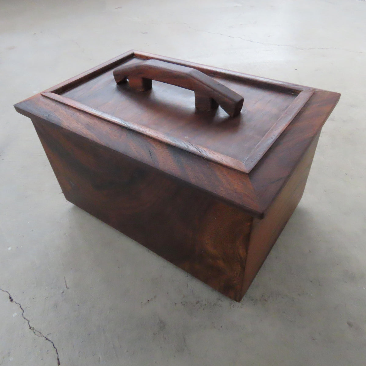 Two Tiered Jewelry Box: Walnut