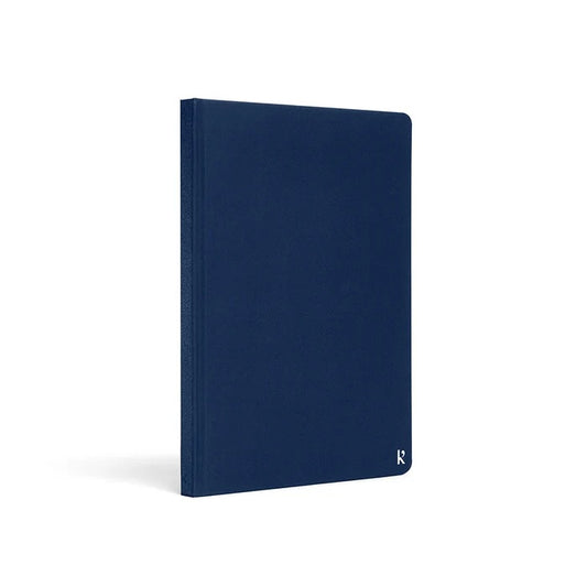 Stone Paper Notebook: A5 Grid Hardcover - Navy