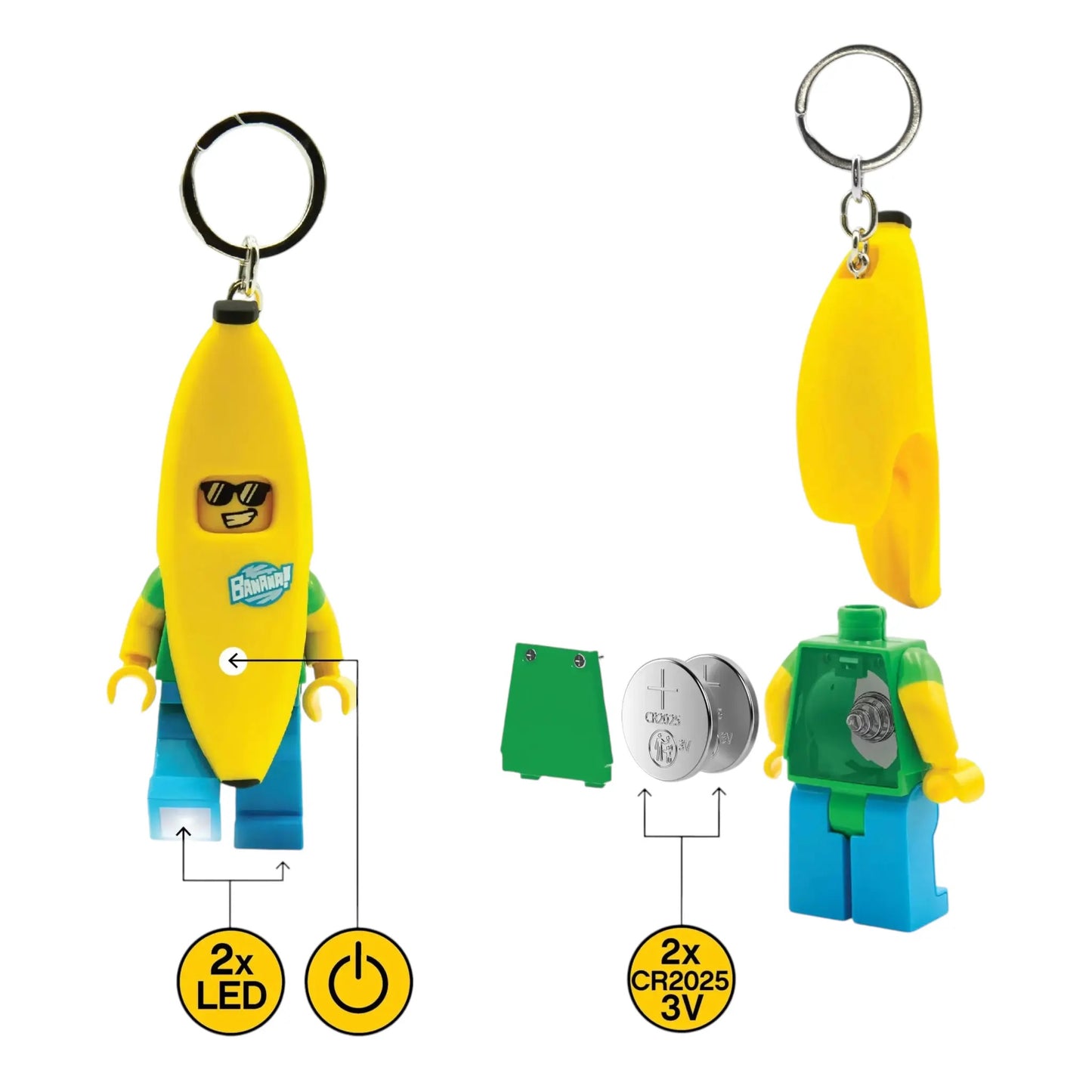 LEGO Minifigures Keychain Light: Banana Guy