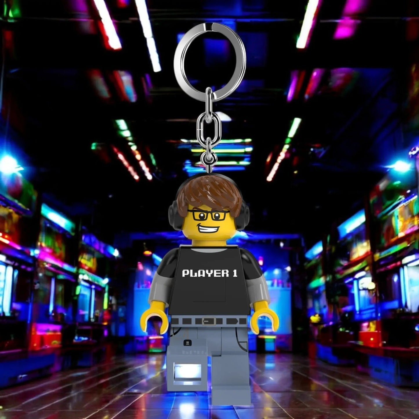 LEGO Minifigures Keychain Light: Video Game Guy