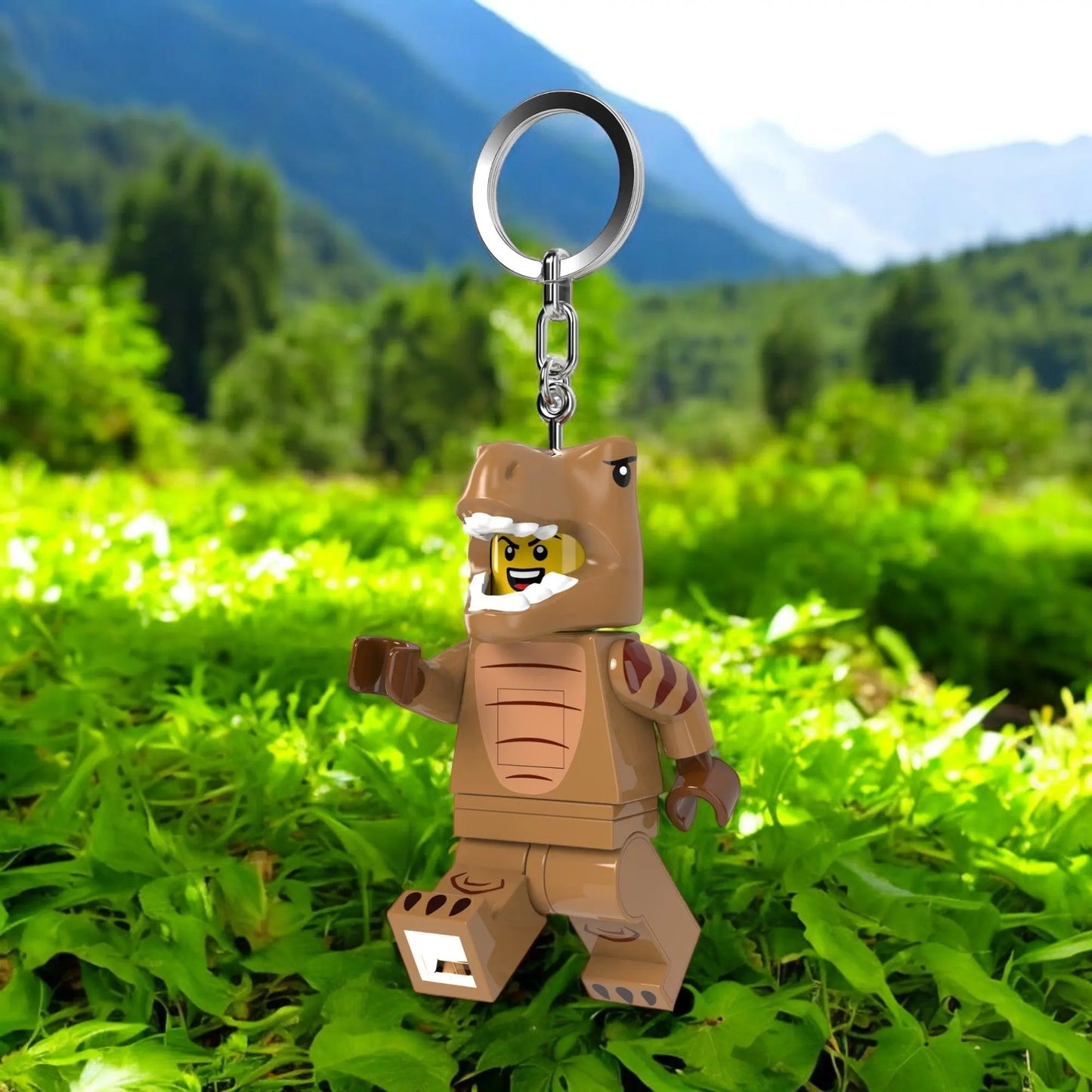 LEGO Minifigures Keychain Light: T-Rex Costume Person