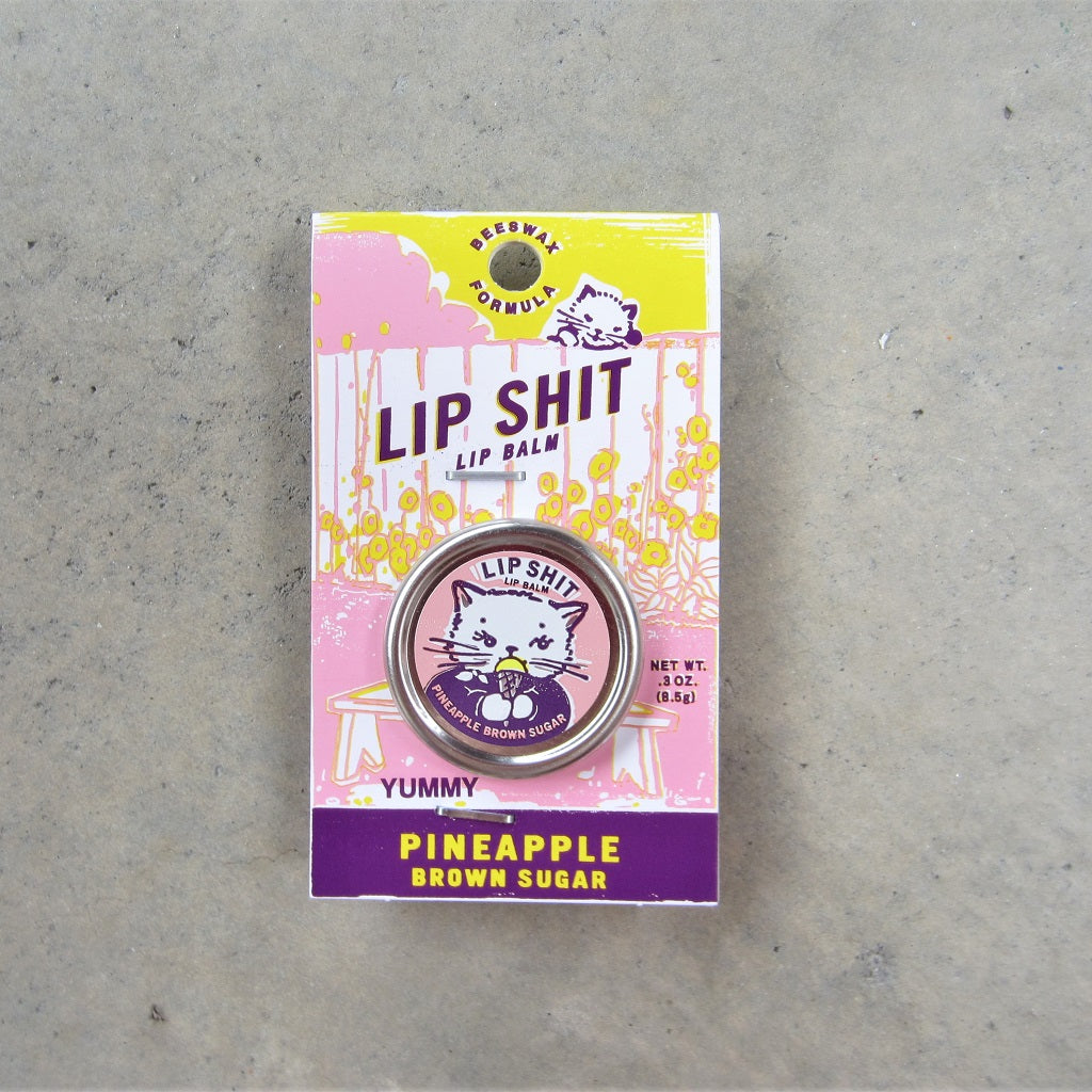 Lip Shit Lip Balm: Pineapple Brown Sugar