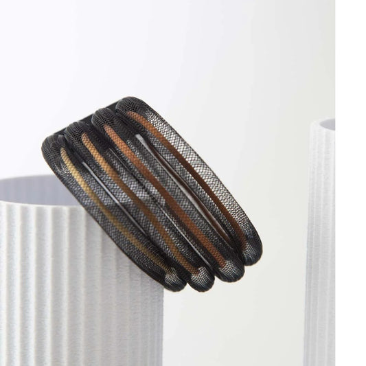 Life 4 Layer Round Bracelet: Metallics