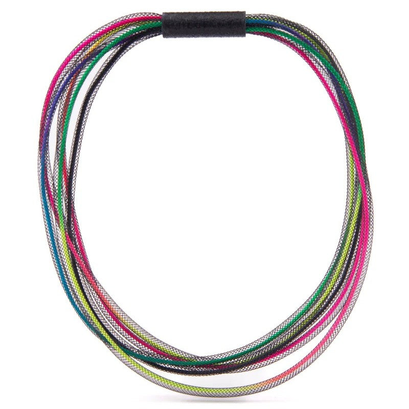 Life Necklace Round: Rainbow