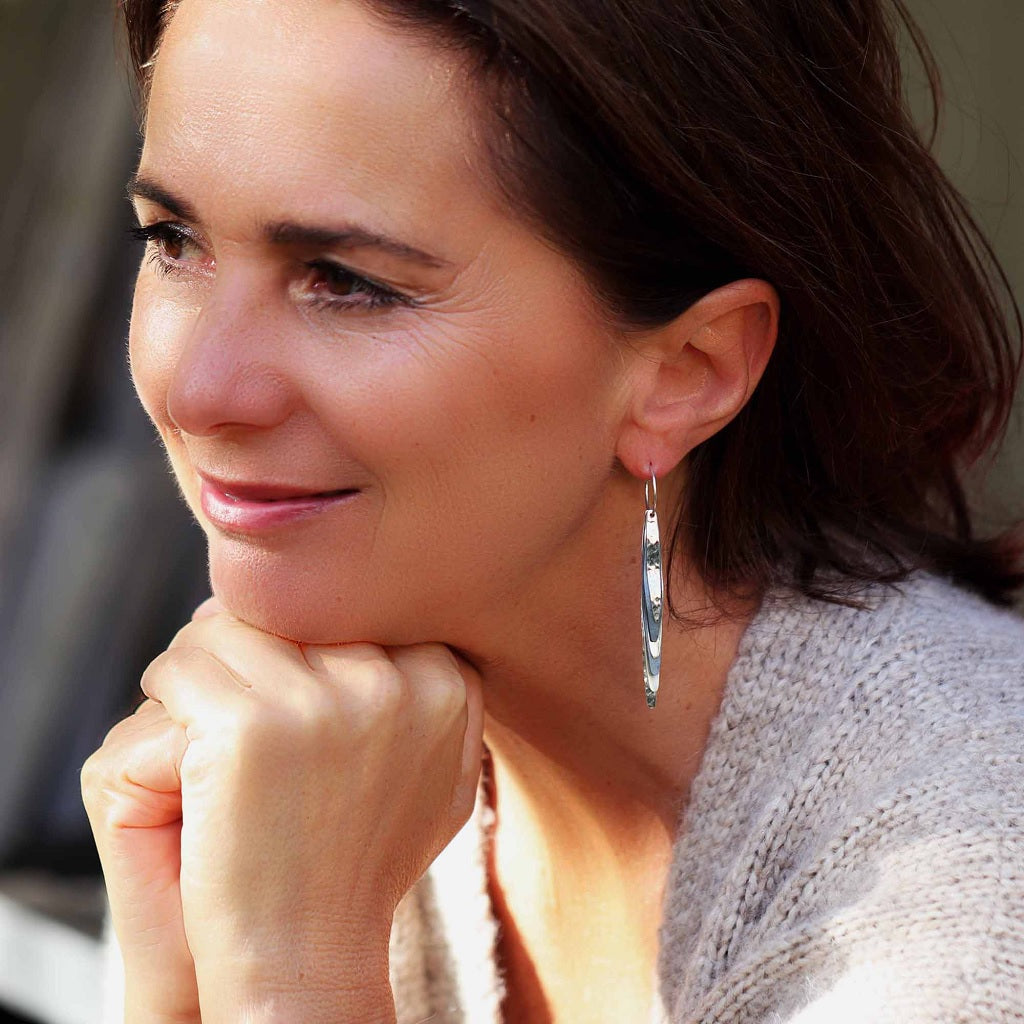 Long Feather Earrings