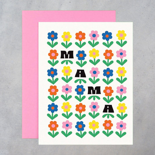 Greeting Card: Mama Dance (White)