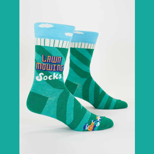 Men's Crew Socks: Lawn Mowing Socks
