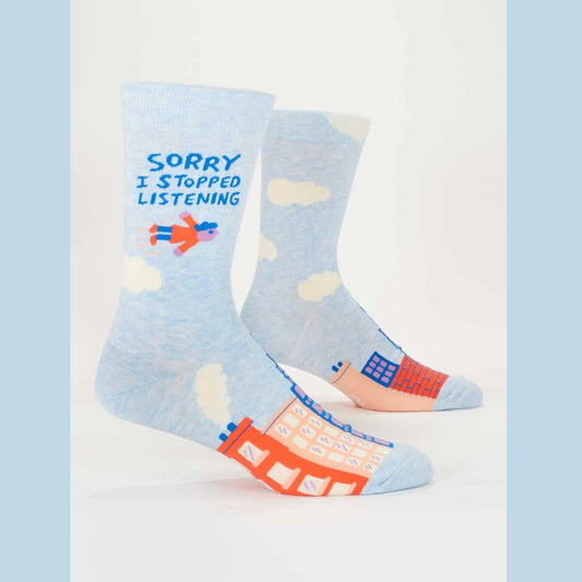 Men's Crew Socks: I Stopped Listening