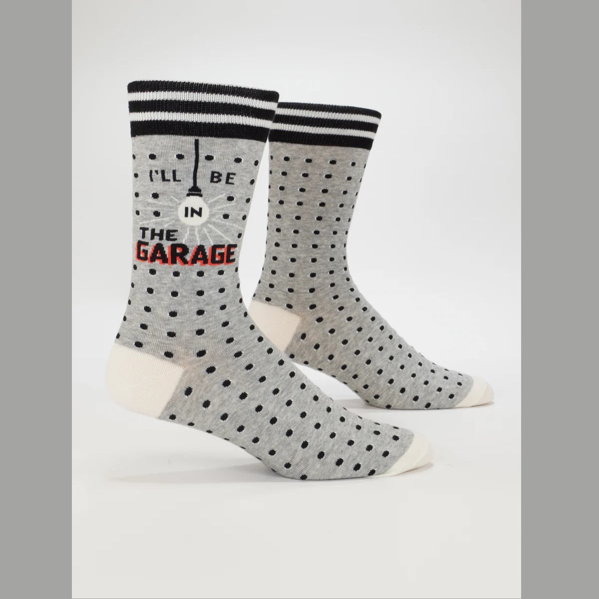 Men's Crew Socks: I'll Be In The Garage