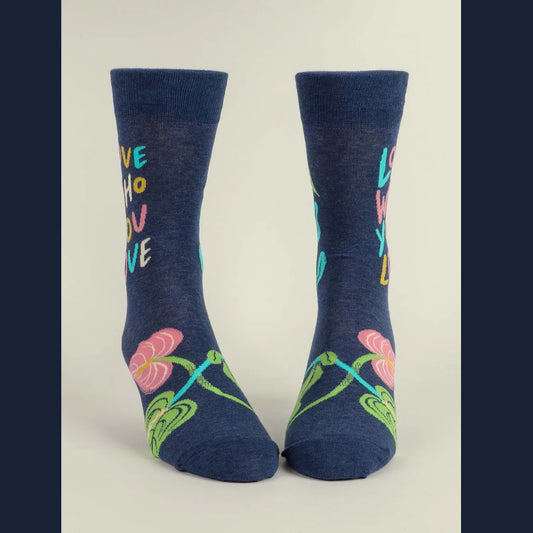 Men's Crew Socks: Love Who You Love